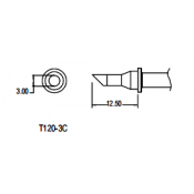Atten T120-3C Bevel Tip 3mm for ST-1203D