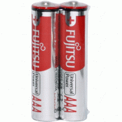 Fujitsu Universal Power AAA Size Alkaline Battery 2pk Shrink
