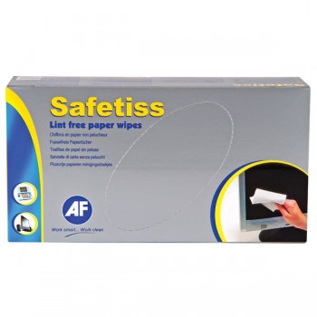 AF STI200 Safetiss Lint Free Tissue Wipes Box-200