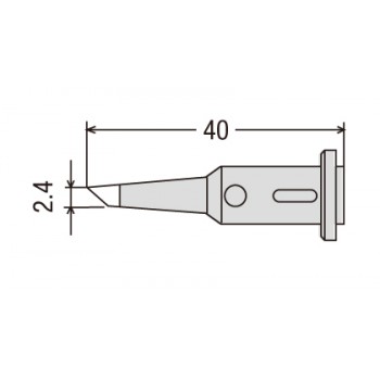 Goot GP-501 Replacement Tip Bevel Tip 2.4mm