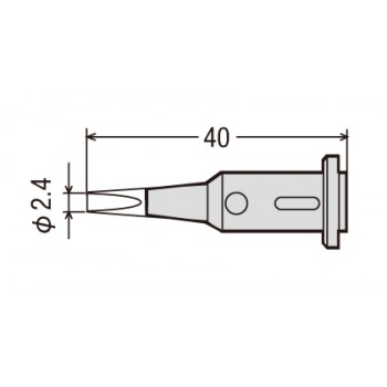 Portasol SPT-6 Super Pro Replacement Tip Chisel Tip 2.4mm
