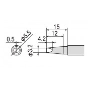 Goot PX-2RT-3.2D Chisel Soldering Tip 3.2mm