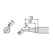 Goot PX-2RT-B Conical Soldering Tip 0.5mm