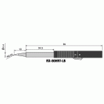 Goot RX-80HRT-LB RX-802AS 0.3mm Long Conical Tip