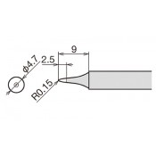 Goot RX-80HRT-SB RX-802AS 0.15mm Short Conical Tip