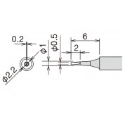 Goot RX-81HRT-0.5D 0.5mm Chisel Tip for RX-81GAS Handpiece