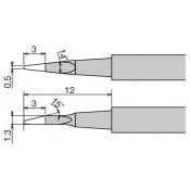 Goot XST-80HRT-0.5 Soldering Tweezer Tips 0.5mm