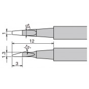 Goot XST-80HRT-1 Soldering Tweezer Tips 1mm