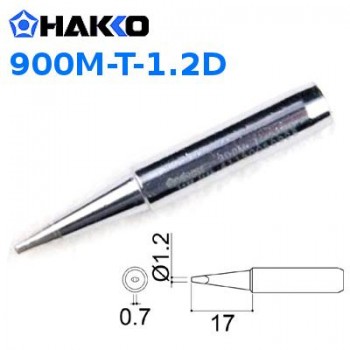 Hakko 900M-T-1.2D 1.2mm Chisel Soldering Tip