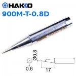 Hakko 900M-T-0.8D 0.8mm Chisel Soldering Tip