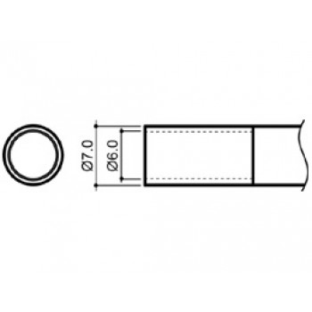 Hakko N4-03 6.0mm Hot Air Nozzle