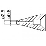 Hakko N60-01 FR400 Desolder Nozzle 0.8mm