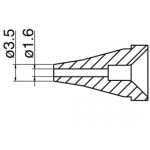 Hakko N60-04 FR400 Desolder Nozzle 1.6mm