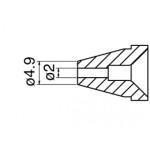 Hakko N60-05 FR400 Desolder Nozzle 2.0mm