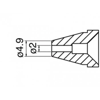 Hakko N60-05 FR400 Desolder Nozzle 2.0mm
