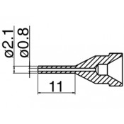 Hakko N61-11 FR410/FR301 Desolder Nozzle 0.8mm Long Type