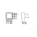 Hakko T12-1202 FX950/FX951/FM203 Quad 10.3 x 10.3mm Soldering Tip 