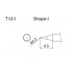 Hakko T12-I FX950/FX951/FM203 0.2mm Conical Soldering Tip 