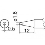 Hakko T20-D16 FX838 1.6mm Chisel Soldering Tip