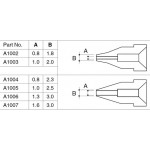 Hakko A1002 802/808/809 Desolder Nozzle 0.8mm Slim