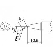 Hakko T18-BR02 FX888 0.2mm Bent Soldering Tip