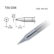 Hakko T50-D06 Micro Chisel Tip 0.6mm
