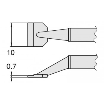 Hakko T8-1007 FM2022 10L Soldering Tips