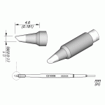 JBC C210-006 Cartridge Bevel Tip 1mm