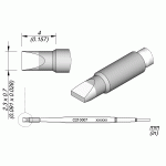 JBC C210-007 Cartridge Chisel Tip 2.3mm x 0.7mm