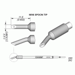 JBC C245-067 Cartridge Tip Bevel Mini Wave 2.3mm