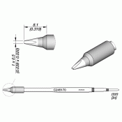 JBC C245-170 Cartridge Tip Chisel 1mm x 0.5mm