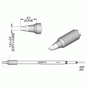 JBC C245-171 Cartridge Tip Chisel 1.8mm x 0.5mm