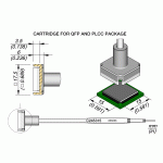 JBC C245-315 Cartridge Tip QFP 15x15