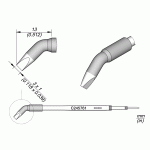 JBC C245-761 Cartridge Tip Bent Chisel 3.0 x 1.0mm