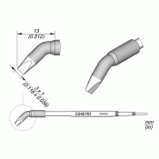 JBC C245-761 Cartridge Tip Bent Chisel 3.0 x 1.0mm