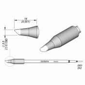 JBC C470-019 Cartridge Tip Bevel 3.5mm