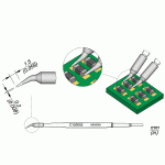 JBC C120-002 Cartridge Tip Conical Bent 0.2mm