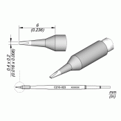 JBC C210-023 Cartridge Chisel Tip 0.4x0.2mm