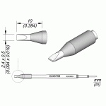 JBC C245-759 Cartridge Tip Chisel 2.4mm x 0.5mm