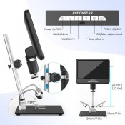 Andonstar AD207SPRO HDMI 2160P Digital Video Microscope 7in Screen 330x