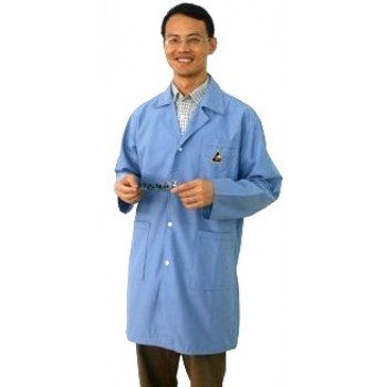 Antistatic Lab Coat Small Blue