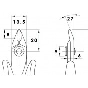 Piergiacomi TR30 Flush Cutter 1.3mm (16awg)