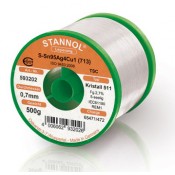 Stannol SAC305 Crystal 511 Lead Free Solder Wire 0.5mm 500gm